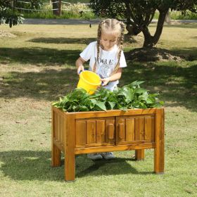 Outdoor-Pflanzkasten mit Wurzelfenster-image