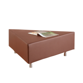 Wellness Oase Form: Dreieck (groß), B/H/T: 112x40x97 cm, Farben wählbar, Bezugsstoff: Kunstleder-image