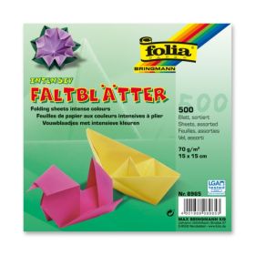 Alu-Faltblätter, 10 x 10 cm, 50 Blatt, Sortiment-image