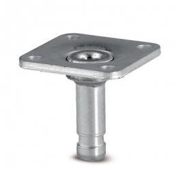 Rollenset bestehend aus 4 Rollen für Schränke und Regale 2 feststellbar-image