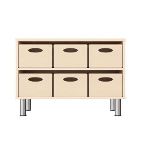 Regalschrank 44- 80 mit 6 Materialkästen, mit höhenverst. Füßen-image