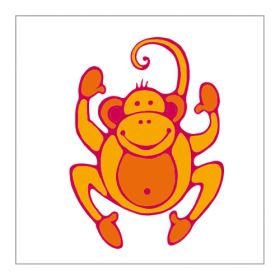 IMG72511056_3062 Erkennungsschilder Aufkleber-Tiere, 24er, 3,5 x 3,5 cm-image