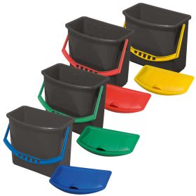 IMG64391_29013 Eimer mit Deckel, 6 Liter, für Pre-Wash Wischwagen, Einzelfarben nach Wahl-image