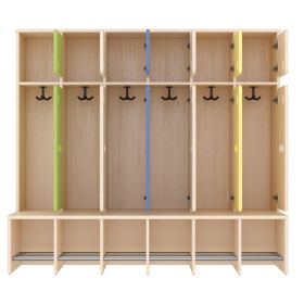 Komplett-Garderobe, 6 Plätze, Sitzhöhe: 35 cm-image