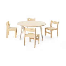 Tisch Owlaf, rund, Durchmesser 120cm, höhenverst., Oberfl. Melamin-image