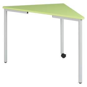 Pythagoras Dreiecktisch Vollkern "Powersurf", mit Aufnahme für eine Ergo Tray Box Tischhöhen, die Ral- Farben für die Tischgestelle und das Tischplattendekor sind wählbar-image