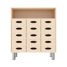 Regalschrank 79-80, 15 Materialkästen, mit höhenverst. Füßen-image