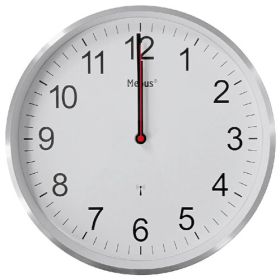 IMG101044_25640 Funk Wanduhr Aluminium, Ø 30 cm-image