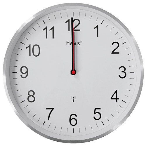 Funk Wanduhr Aluminium, Ø 30 cm-image