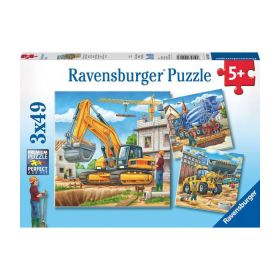 IMG102407_30175 Puzzle Große Baufahrzeuge 3x 49-tlg.-image