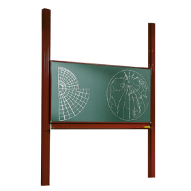 Pylonentafel mit einer Tafelfläche aus Stahl, Serie PY1 ST, grün Pylonentafel-image