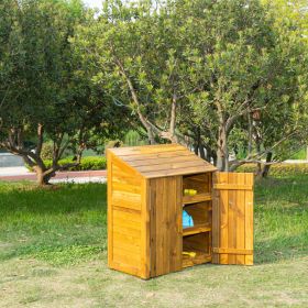 Outdoor-Schrank mit geschlossenen Türen-image