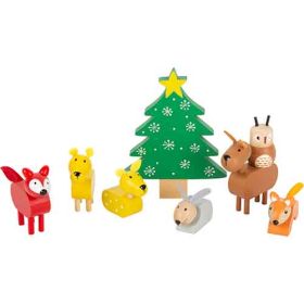 Spielset Waldweihnacht der Tiere-image