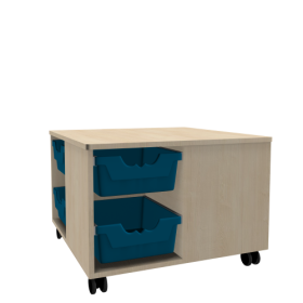 Spielinsel A-Toll Midi CS, mit 8 hohen Ergo Tray Boxen C2, fahrbar B/H/T: 75x64x75 cm, Korpusdekor und Farbe der Boxen nach Wahl Spielinsel A-Toll Midi CS, mit 8 hohen Ergo Tray Boxen C2, fahrbar B/H/T: 75x64x75 cm, Korpusdekor und Farbe der Boxen nach Wahl-image