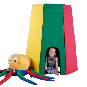 Indianerzelt aus Nylon fünfteiliges Set, farbig Indianerzelt aus Nylon fünfteiliges Set, farbig-image