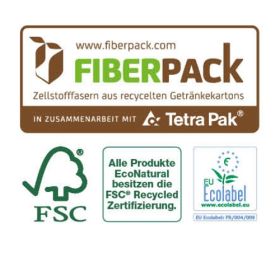 Toilettenpapier EcoNatural 3-lagig, 2x 30 Rollen à 250 Blatt-image