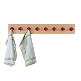 einfache Hakenleiste mit Zweifachhaken 15 cm hoch, Länge wählbar, 8 Zweifachhaken je lfm einfache Hakenleiste mit Zweifachhaken 15 cm hoch, Länge wählbar, 8 Zweifachhaken je lfm-image