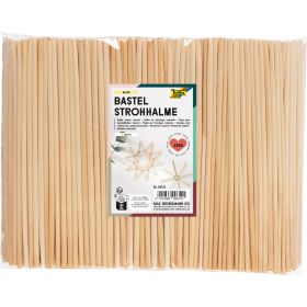 Bastel Strohhalme natur, 1000 Stück-image