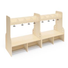 Doppel-Garderobe, 16 Plätze-image