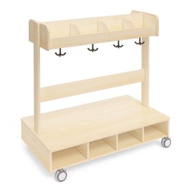 Mobile Garderobenbank, 8 Plätze-image