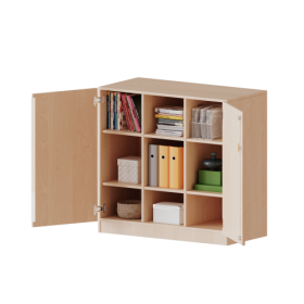 Schrank, dreireihig, 2 Ordnerhöhen - evo180 Serie Breite 104,5 cm, Gesamthöhe 100 cm, zweitürig, mit Sockel, ohne Boxen Schrank, dreireihig, 2 Ordnerhöhen - evo180 Serie Breite 104,5 cm, Gesamthöhe 100 cm, zweitürig, mit Sockel, ohne Boxen-image