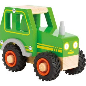 IMG100596_25838 Traktor aus Holz, grün-image