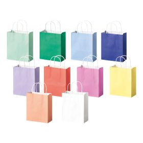 IMG103041_32465 Papiertüten 20 Stück, farbig sortiert, Basic M-image