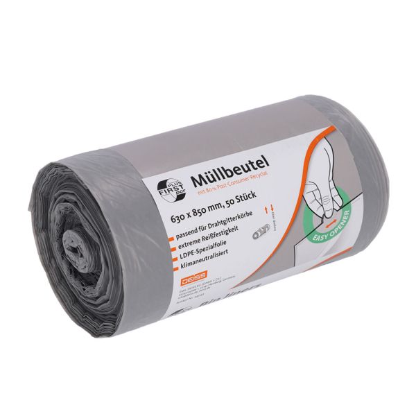 Müllbeutel premium, 60 Liter, Rolle mit 50 Beutel-image