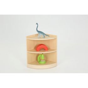 Raumteiler Eckschrank Owlaf, 1 Boden, 2 Fächer-image