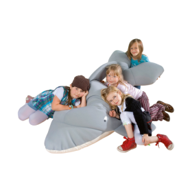 Delfin Fino, mit Flockenfüllung B/H/T: 140x30x170 cm Delfin Fino, mit Flockenfüllung B/H/T: 140x30x170 cm-image