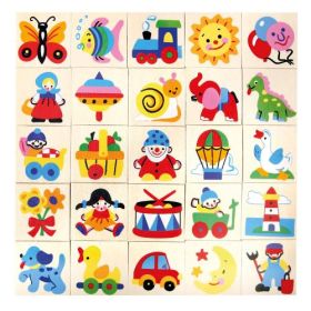 Erkennungsbildchen-Set im Satz zu 25 Stück je 4 x 4 cm, Motive-image