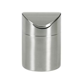 Tischabfallbehälter Edelstahl, H 16 cm-image