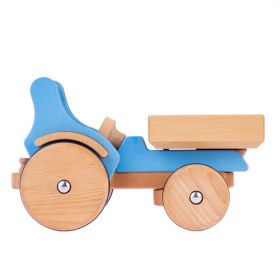 IMG101881_28164 DYNAMIKO Holztraktor Fridolin blue-image