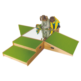 Spielpodestlandschaft "Set 19" mit Teppichbelag B/H/T: 234x24x195 cm, Podeste als stabile Multiplexkonstruktionen, Podestlandschaft, 6-teilig-image