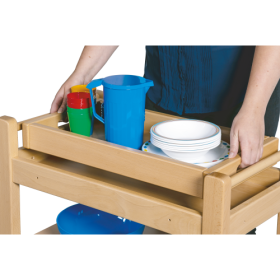 Tablett passend zum Servierwagen, B/H/T: 60x7x32 cm, mit Grifflöchern-image