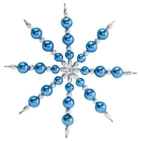 IMG78379_3898 Perlensterne Bastelset für 5 Sterne, Blau-Silber-image